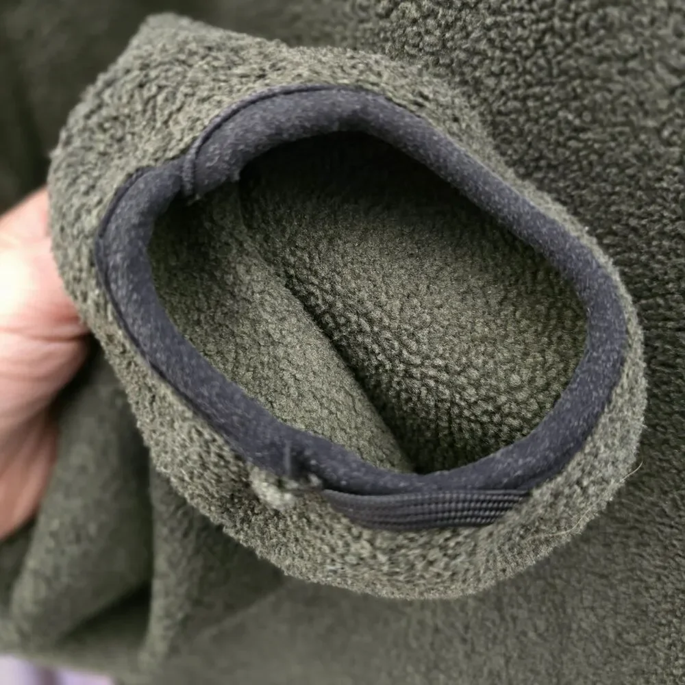 Marmot Gorpcore Vintage Olive Green Full Zip Fleece Jacket Men's‎ Size M